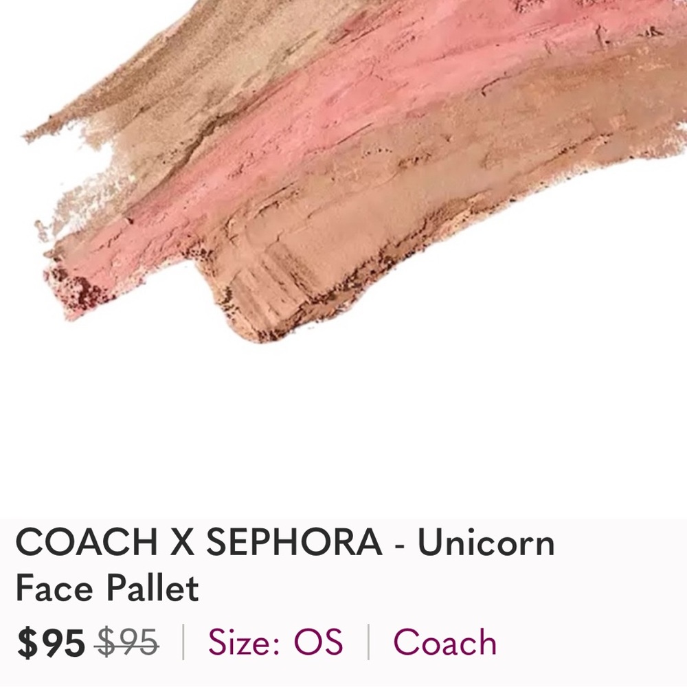 COACH X SEPHORA - COLLAB LTD EDITION EYESHADOW PALLET NIB W/ HANGTAG & BAGCHARM - Picture 6 of 8